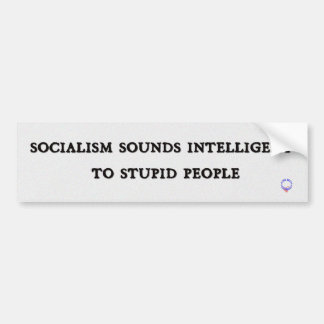 Pegatina Para Coche El socialismo suena inteligente a la gente