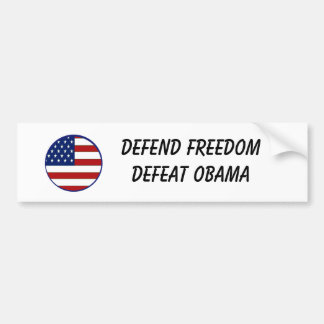 Pegatina Para Coche el starsnstripesshield, defiende a FreedomDefeat