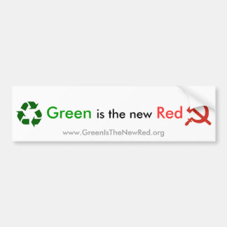 Pegatina Para Coche El verde es el nuevo rojo