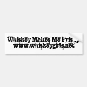 Pegatina Para Coche El whisky me hace juguetón