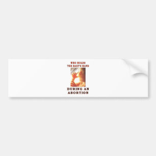 PEGATINA PARA COCHE EL WHO LLEVA A CABO LA MANO DEL BEBÉ