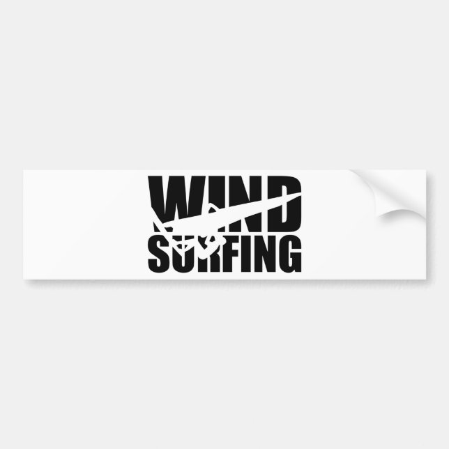 Pegatina Para Coche El Windsurfing (Frente)