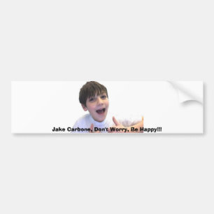 Pegatina Para Coche el zazzlepicture, Jake Carbone, no se preocupa,