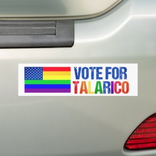 Pegatina Para Coche Elección de la bandera estadounidense arcoíris de