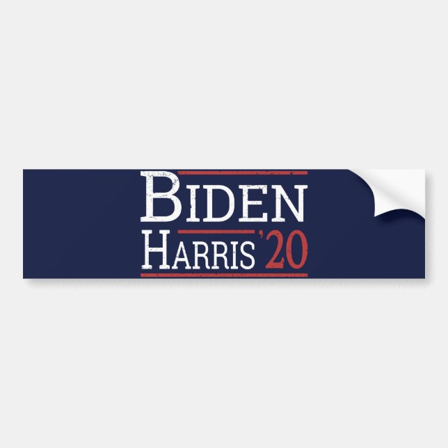 Pegatina Para Coche Elecciones 2020 - Biden Harris I (Frente)