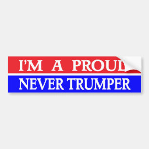 Pegatina Para Coche Elecciones 2020 NUNCA TRUMPER Bumper Sticker