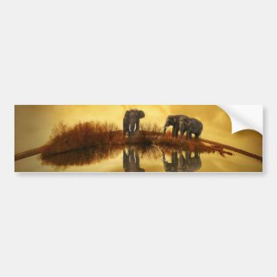 Pegatina Para Coche Elefante