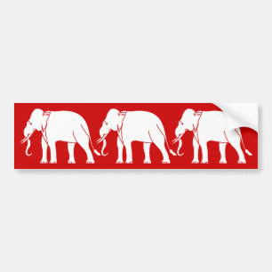 Pegatina Para Coche Elefante siamés