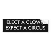 Elige un payaso espera un circo