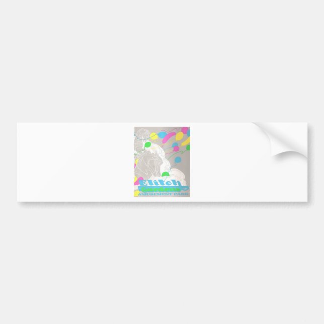 Pegatina Para Coche Elitch cultiva un huerto parque de atracciones (Frente)