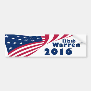 Pegatina Para Coche Elizabeth Warren 2016