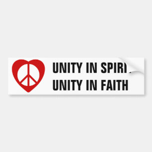 Pegatina Para Coche emblema de paz uniteísta