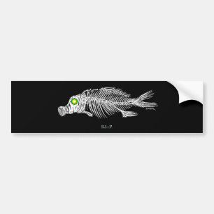 Pegatina Para Coche emek_bp_fish_gasmask_sticker