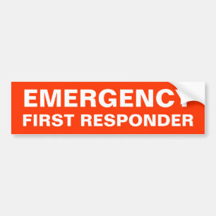 PEGATINA PARA COCHE EMERGENCIA