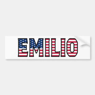 Pegatina Para Coche Emilio Nombre Vorname Estados Unidos Aufkleber Peg