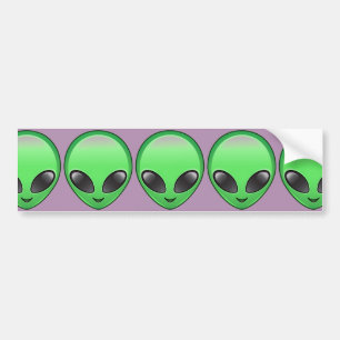 Pegatina Para Coche emoji alienígena
