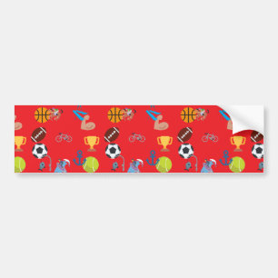 Pegatina Para Coche emoji deportiva