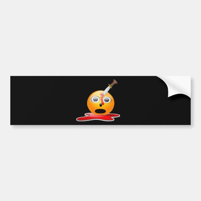 Pegatina Para Coche emoji psicomotora (Frente)
