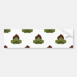 Pegatina Para Coche emoji zombie man