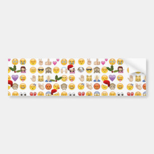 Pegatina Para Coche emojis navidades
