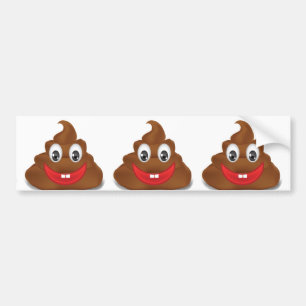 Pegatina Para Coche emojis poo