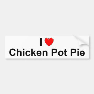 Pegatina Para Coche Empanada caliente del pollo