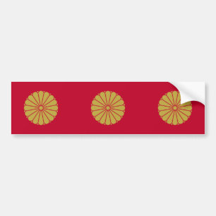 Pegatina Para Coche Emperador japonés, bandera de Japón
