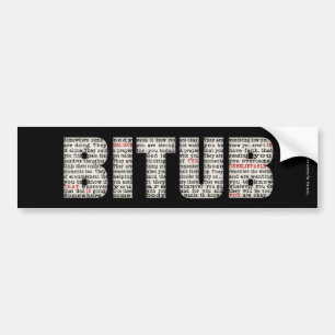 Pegatina Para Coche En alguna parte alguien (BITUB)