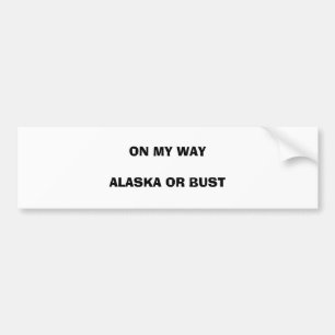 PEGATINA PARA COCHE EN MI MANERA ALASKA O BUSTO