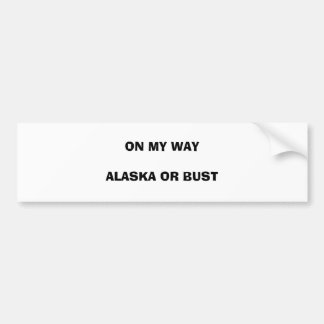 PEGATINA PARA COCHE EN MI MANERA ALASKA O BUSTO