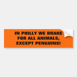PEGATINA PARA COCHE EN PHILLY HABLAMOS POR TODOS LOS ANIMALES
