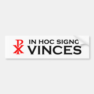 Pegatina Para Coche En Signo hoc Vinces