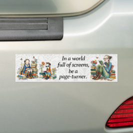 Pegatina Para Coche "En un mundo lleno de pantallas, sé un guiño"