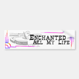 Pegatina Para Coche Enchanted All My Life BUMPER STICKER studio miiri
