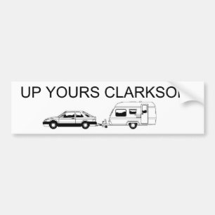 PEGATINA PARA COCHE ENCIMA EL SUYO CLARKSON