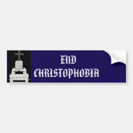 PEGATINA PARA COCHE END CHRISTOPHOBIA