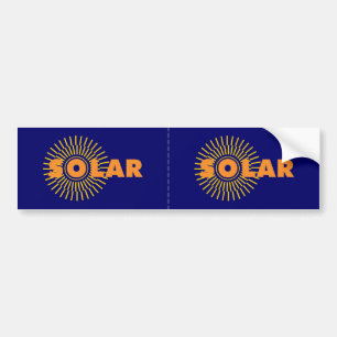 Pegatina Para Coche Energía solar Sun