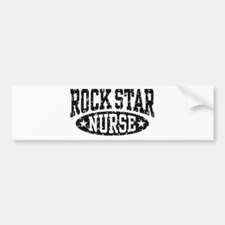 Pegatina Para Coche Enfermera Estrella de Rock