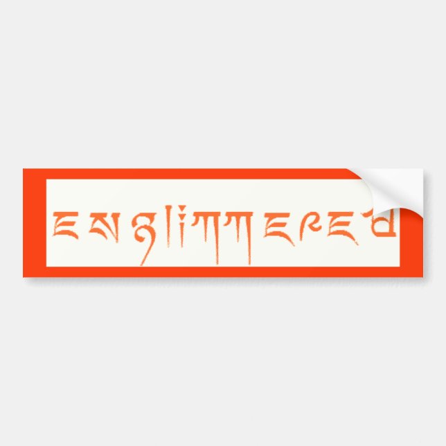 Pegatina Para Coche Englimmered (Frente)