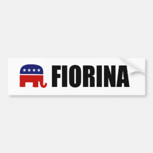 PEGATINA PARA COCHE ENGRANAJE DE LA CAMPAÑA DE CARLY FIORINA
