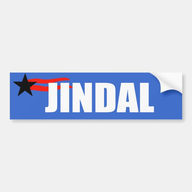 Pegatina Para Coche Engranaje de la elección de BOBBY JINDAL (Frente)