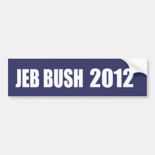 Pegatina Para Coche Engranaje de la elección de JEB BUSH