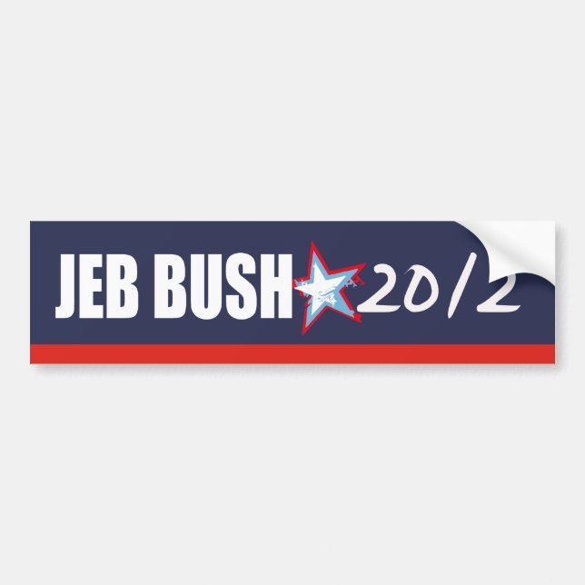 Pegatina Para Coche Engranaje de la elección de JEB BUSH (Frente)