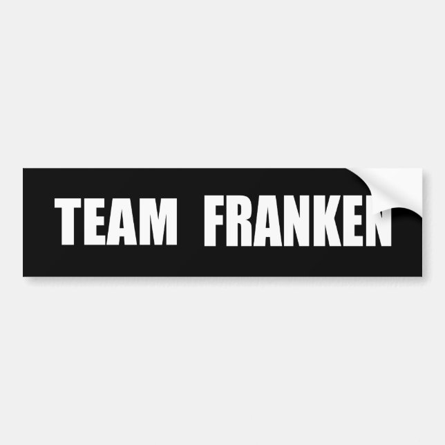Pegatina Para Coche Engranaje de la elección del AL FRANKEN (Frente)
