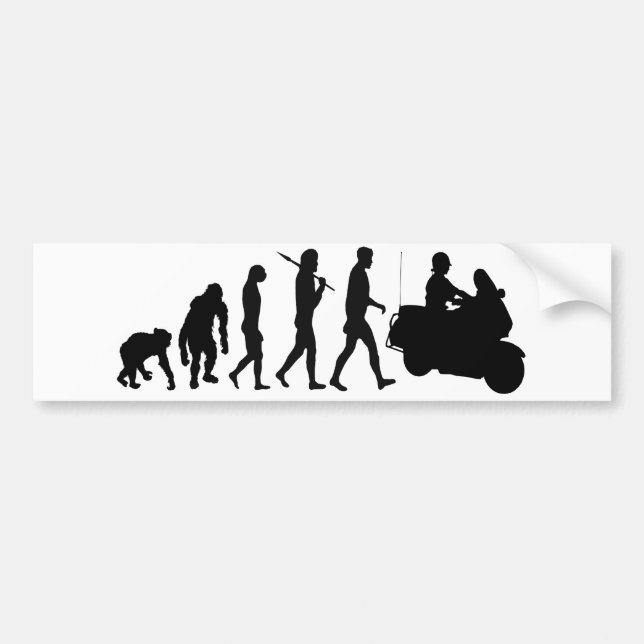 Pegatina Para Coche Engranaje de los agentes de la autoridad de la (Frente)