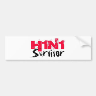 Pegatina Para Coche Engranaje del superviviente H1N1