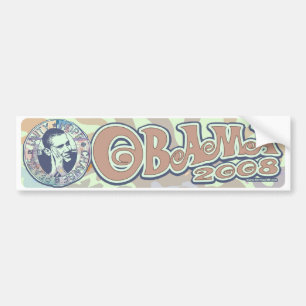 Pegatina Para Coche Engranaje maravilloso de Obama 2008
