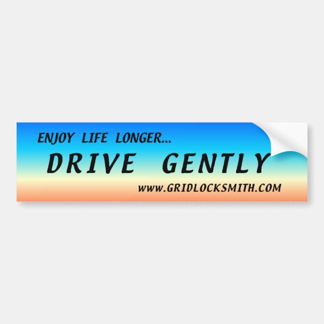 PEGATINA PARA COCHE ENJOY-LL+D-GENTLY (Frente)
