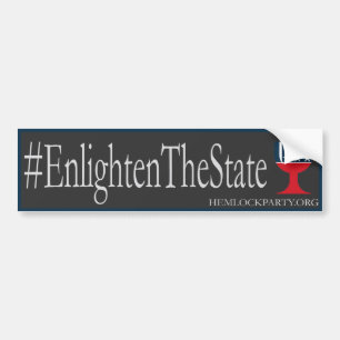 Pegatina Para Coche #EnlightenTheState - oscuridad