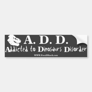 Pegatina Para Coche Enviciado al bumpersticker del negro del desorden